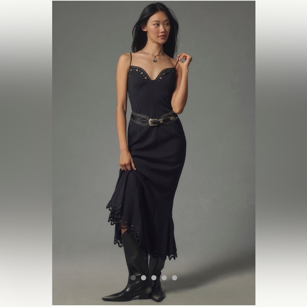 Anthropologie NWT Sleeveless Sweetheart Midi Dress size XL. - Picture 3 of 16